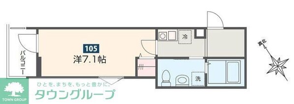 MELDIA相模大野の物件間取画像